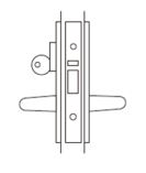 Vinco Aluminium Classroom Function Lock