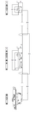 3 Point Kit to suit Lockwood 8654 and Yale Unity Screen Door Lock