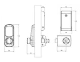 YALE DIGITAL DEADLATCH UPGRADE KIT