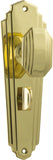 Elwood Art Deco Door Knobs