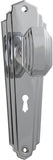 Elwood Art Deco Door Knobs