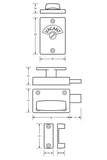 Metlam 200A_Lock_SCP - Indicator bolt with Safety Turn