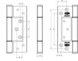 Lockwood AH130T Fast Fix Aluminium Hinge