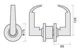 Trio Fire Rated Lever Lockset