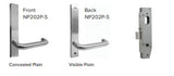 Vinco Aluminium Passage Function Lock
