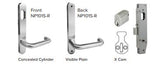 Vinco Aluminium Vestibule/Storeroom Function Lock