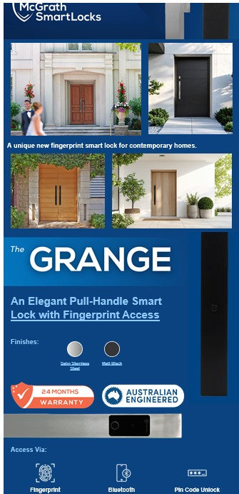 McGrath Locks Grange Entrance Pull, Dummy pull & Extended kits