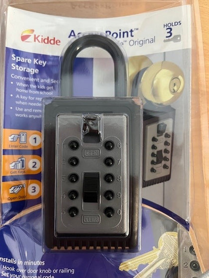 Kidde 001192 C3 Portable 3 Key Keysafe